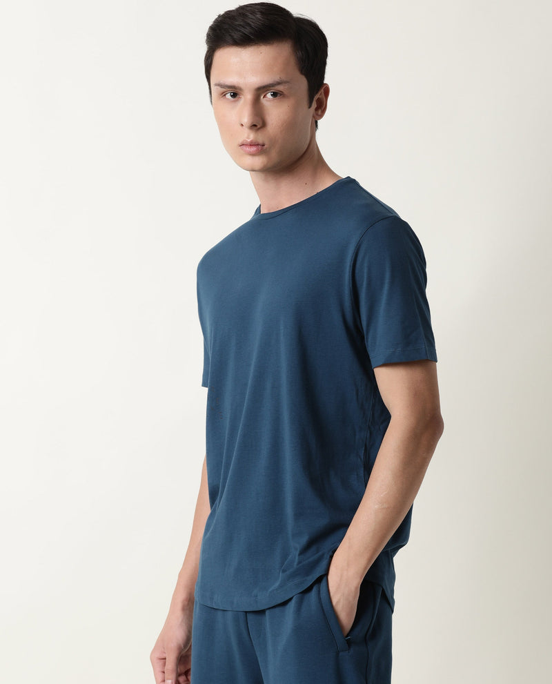 ARTICALE MEN'S T-SHIRT-ROUND OYSTER TEAL