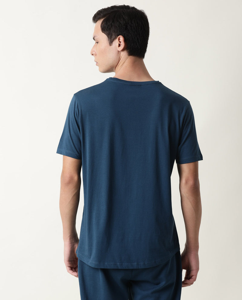ARTICALE MEN'S T-SHIRT-ROUND OYSTER TEAL