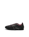 Rarez Men's Dust Primary Black Leather Regular Sneaker