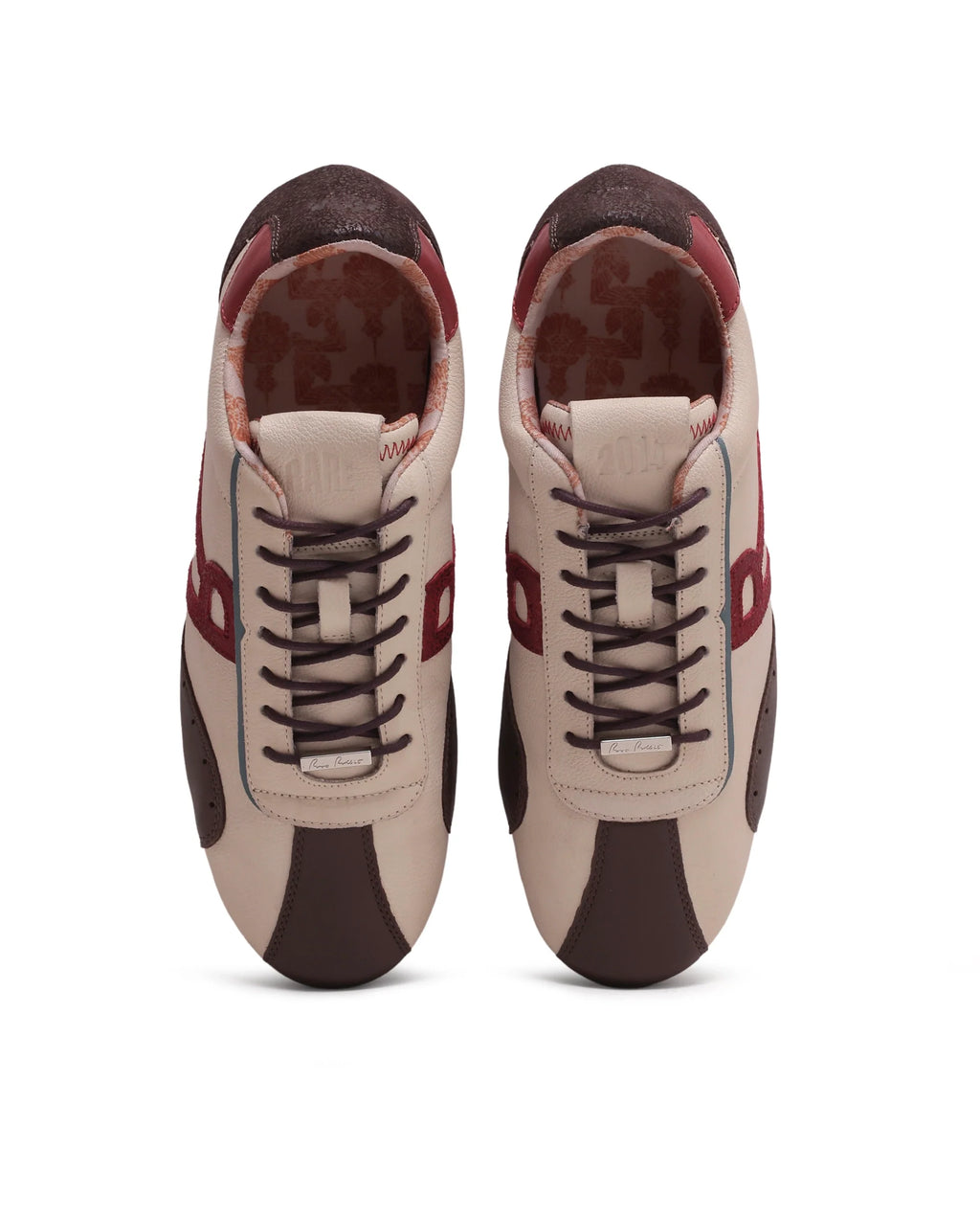 Rarez Men's Dust Primary Beige Leather Regular Sneaker