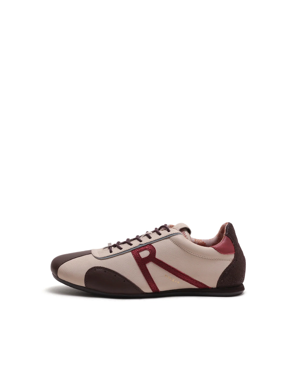 Rarez Men's Dust Primary Beige Leather Regular Sneaker