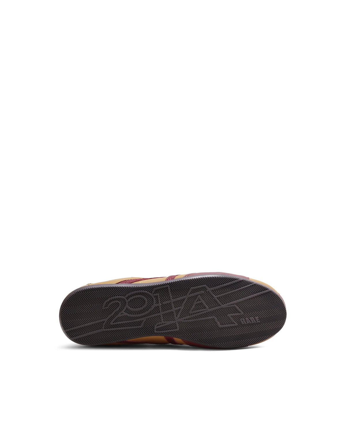 Rarez Men's Dust Primary Mustard Red Leather Regular Sneaker