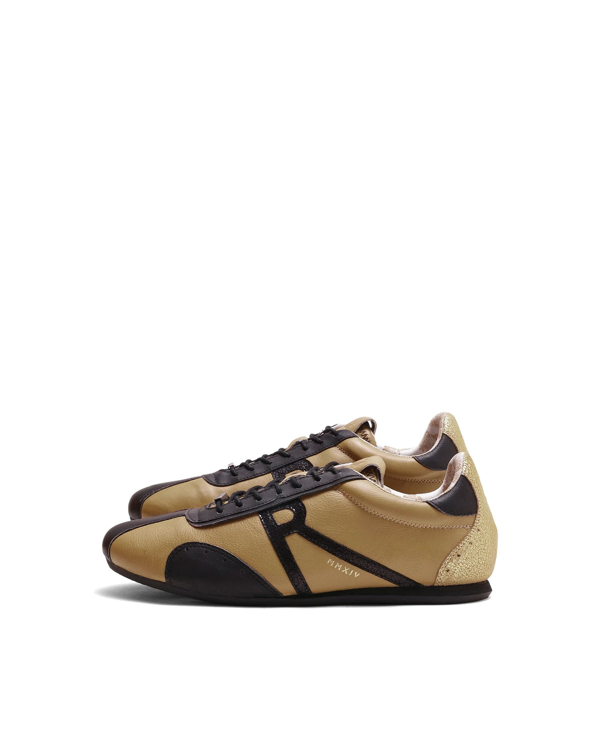 Rarez Men's Dust Primary Mustard Leather Regular Sneaker