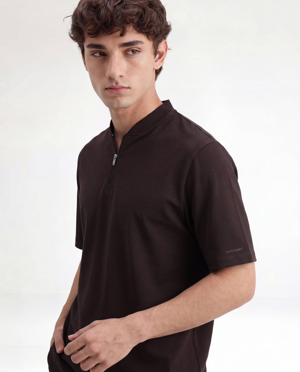 flare-uni-mens-brown-polo