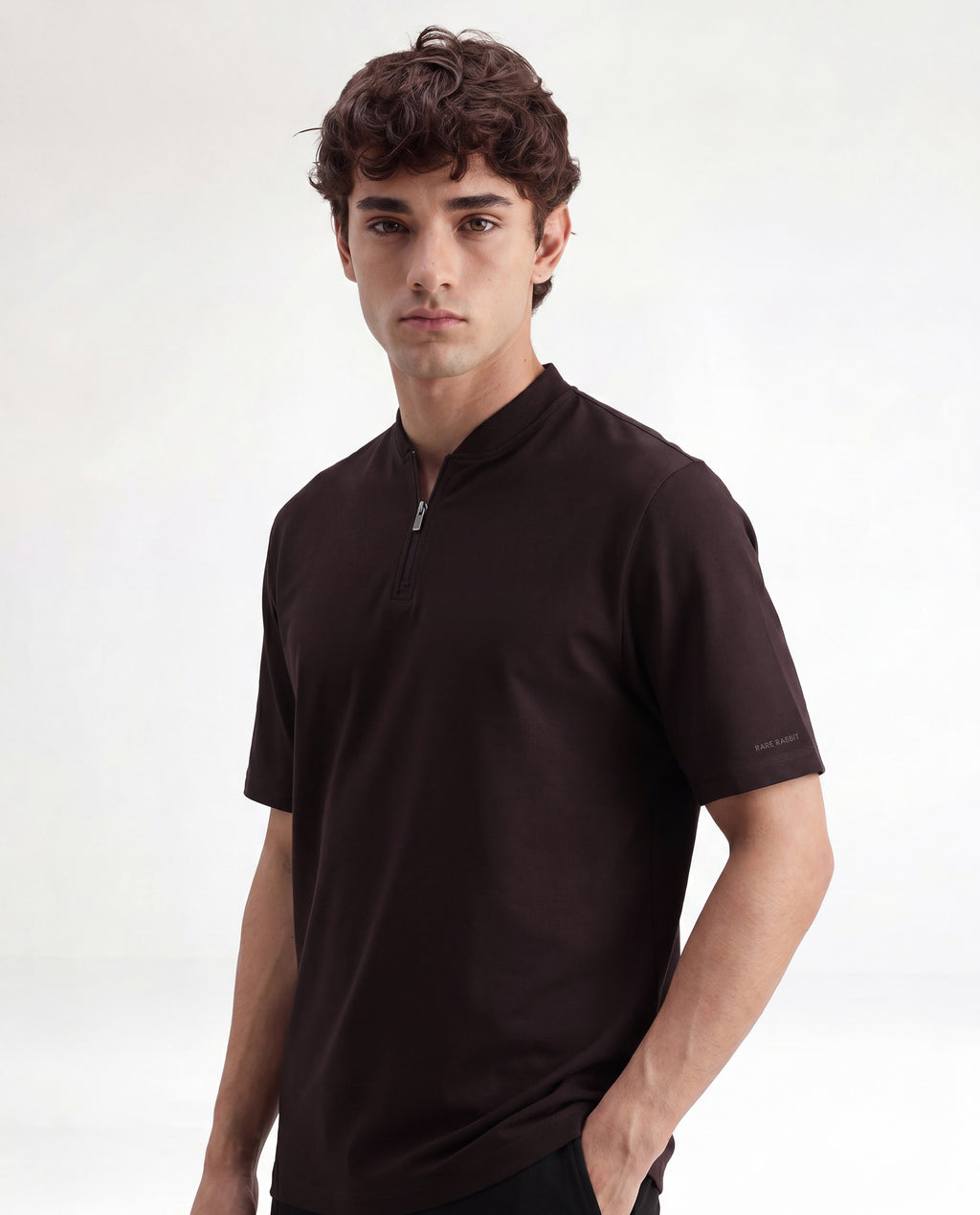 flare-uni-mens-brown-polo