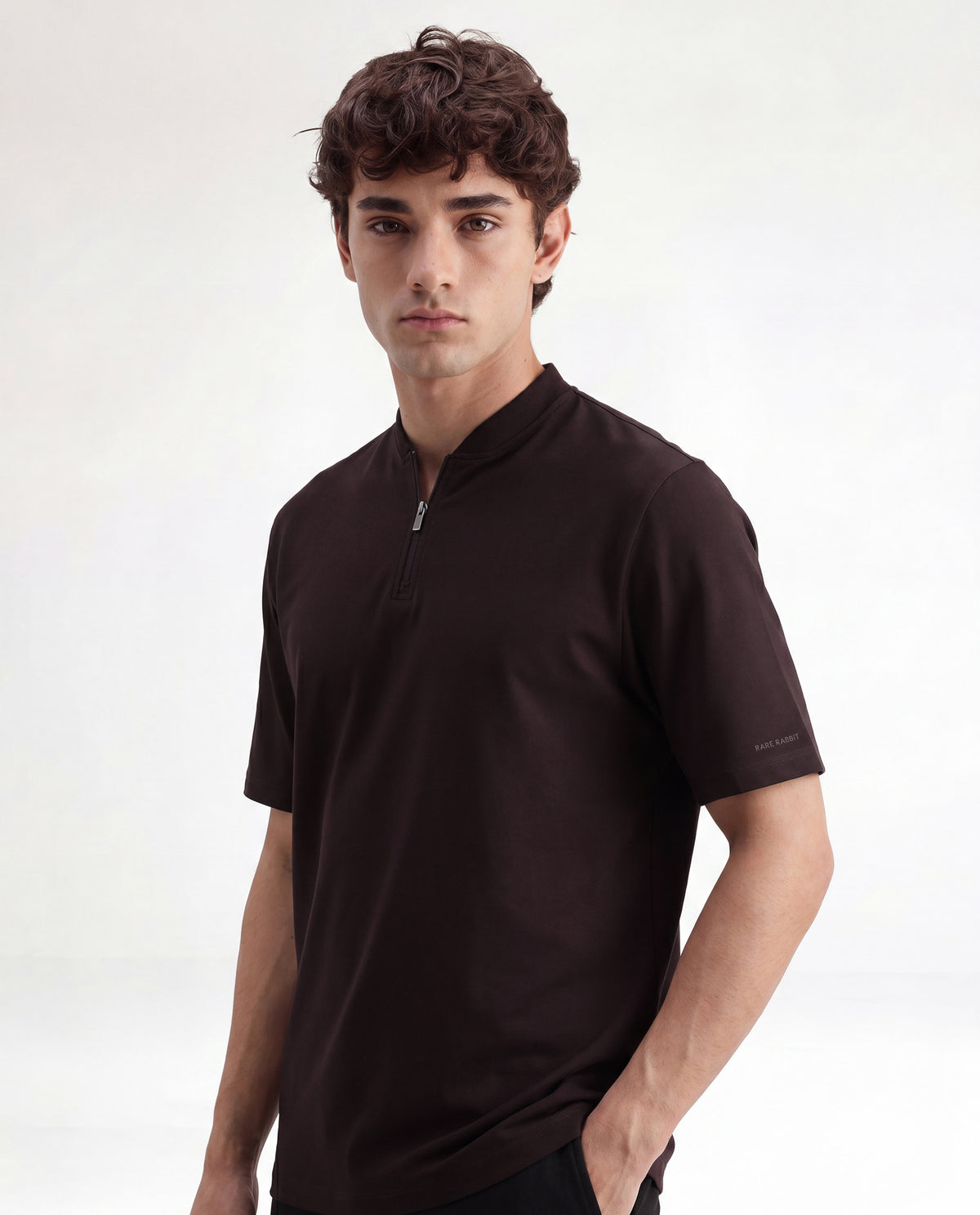 flare-uni-mens-brown-polo