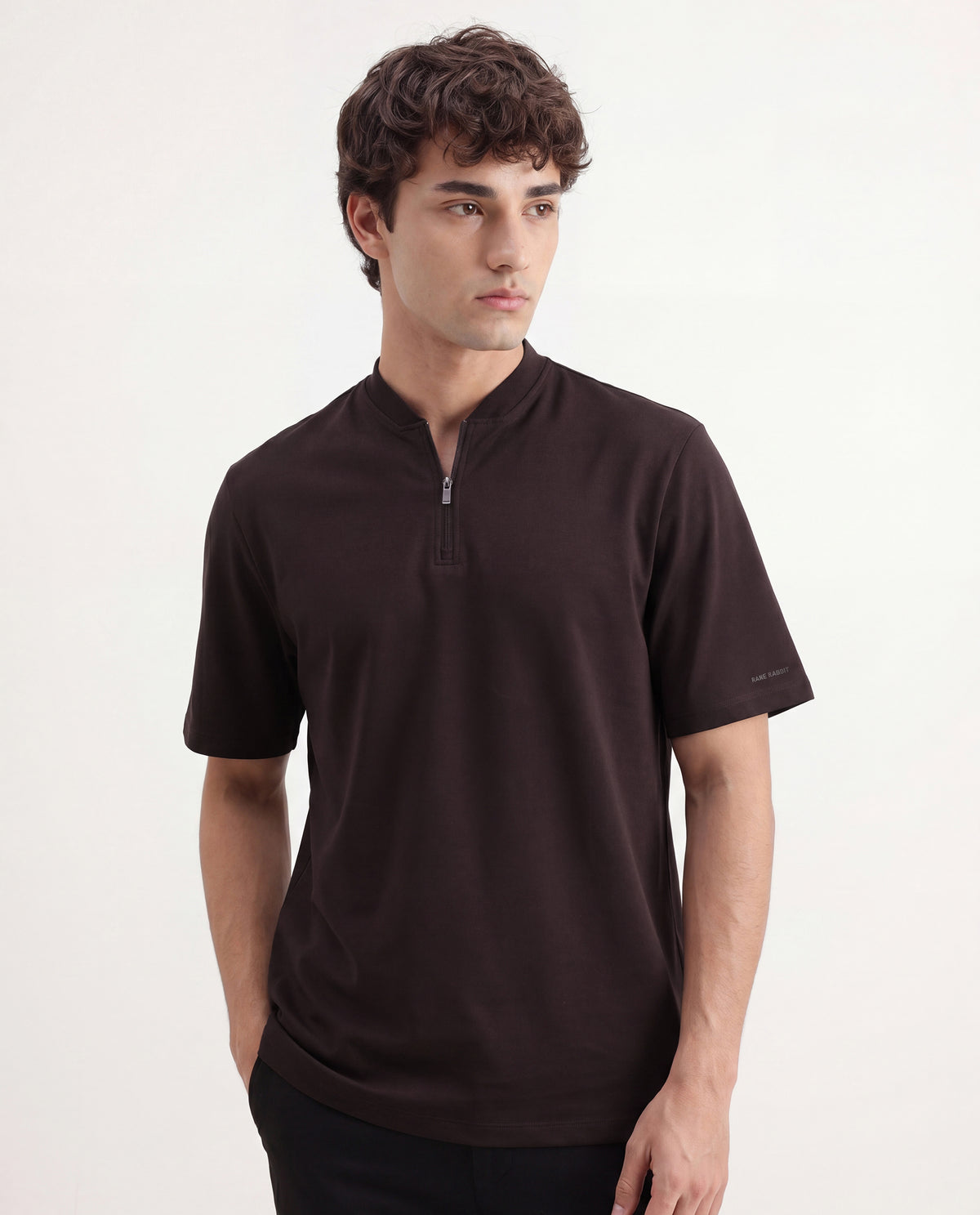flare-uni-mens-brown-polo