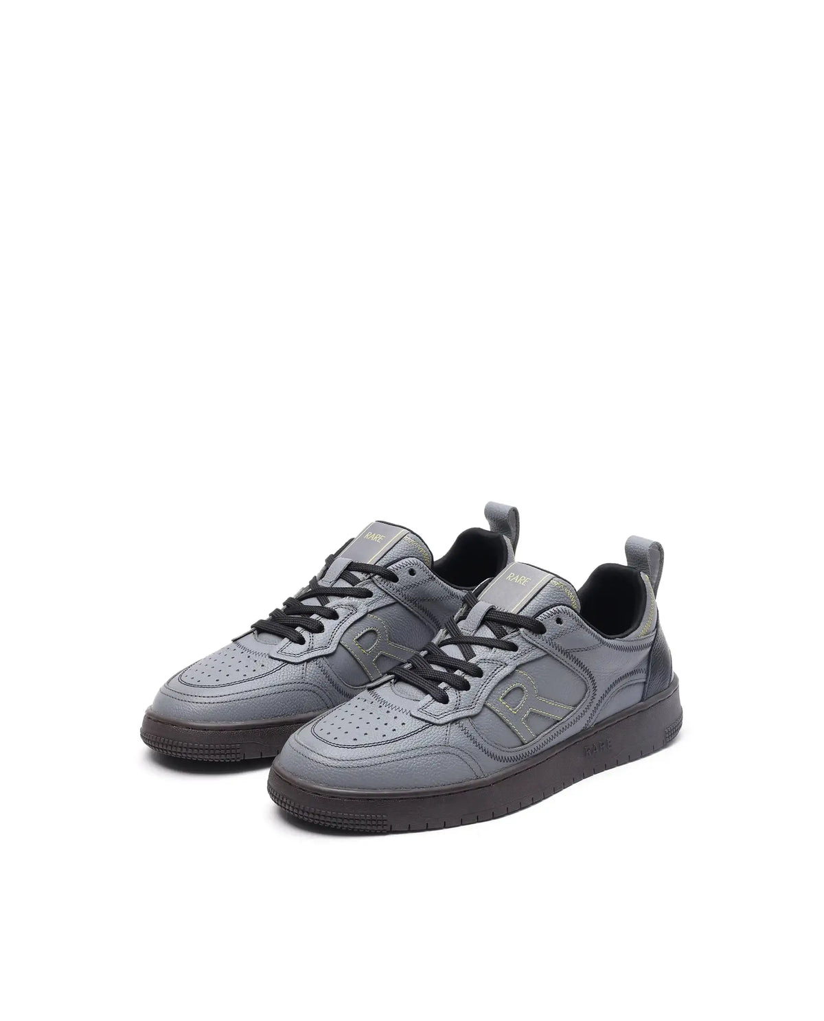 Rare Rabbit Men Zion Grey Lace-Up Closure Sneaker