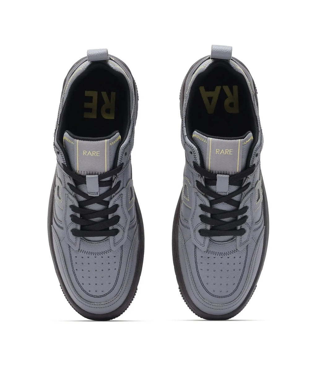 Rare Rabbit Men Zion Grey Lace-Up Closure Sneaker