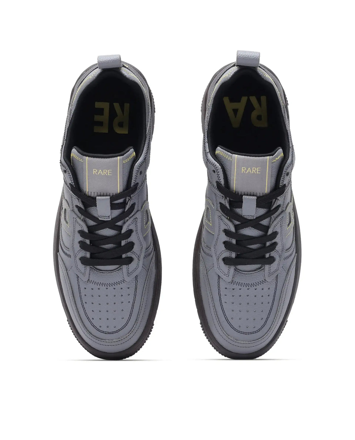 Rare Rabbit Men Zion Grey Lace-Up Closure Sneaker