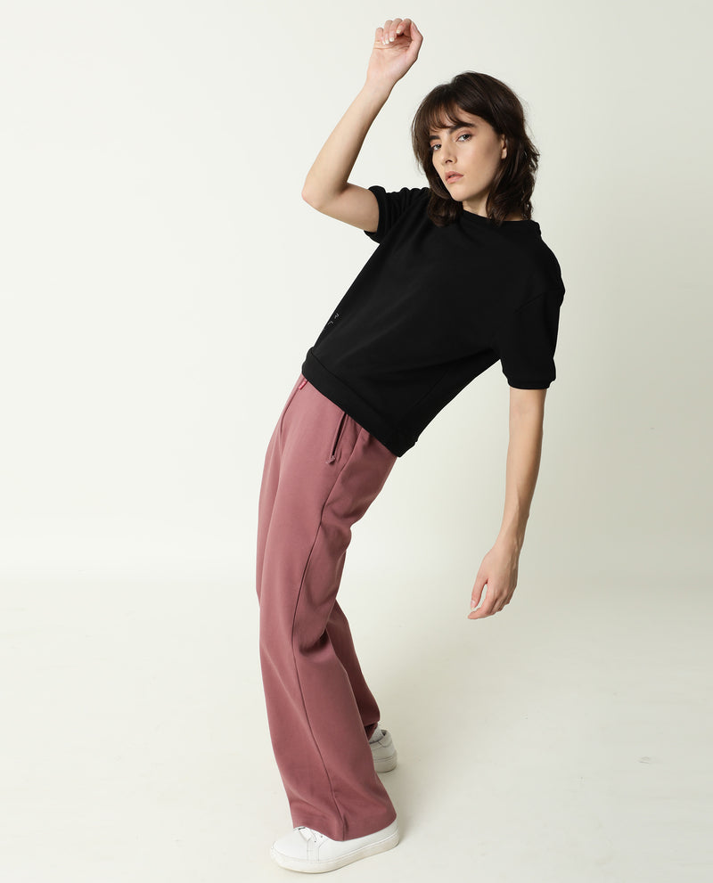 TRACK PANT FLARED CLAY PINK WOMEN