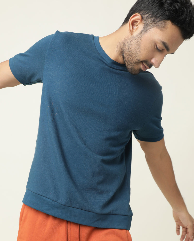 ARTICALE MEN'S SWEAT TEE OYSTER TEAL