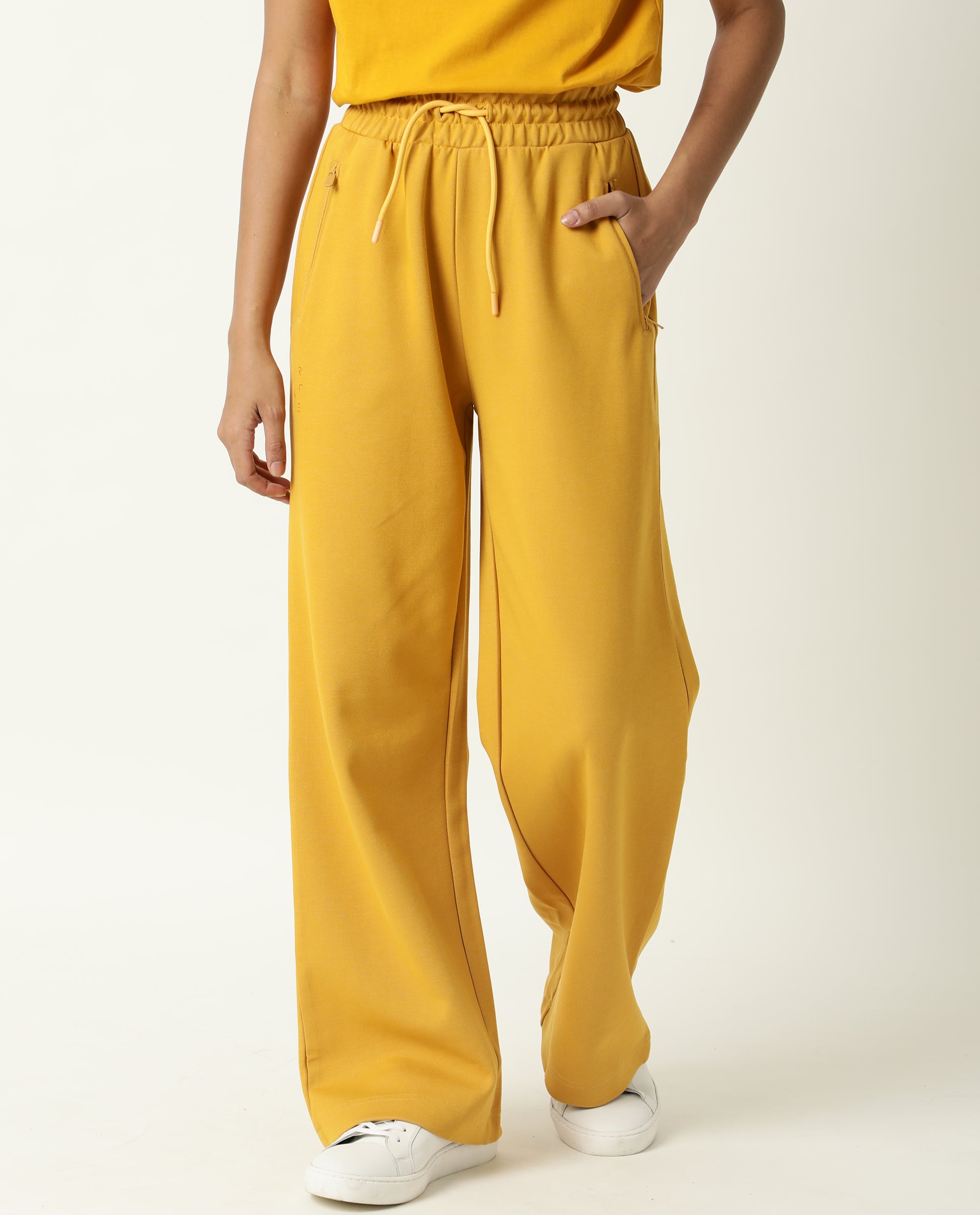 Bundle Gap Easy Pant Women's Casual Pants Drawstring Sz M Yellow