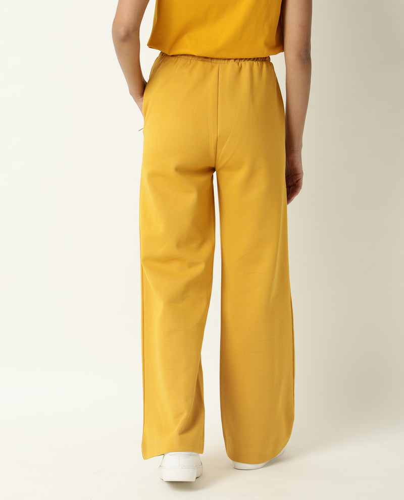 ARTICALE WOMEN'S TRACK PANT FLARED FRENCH MUSTARD