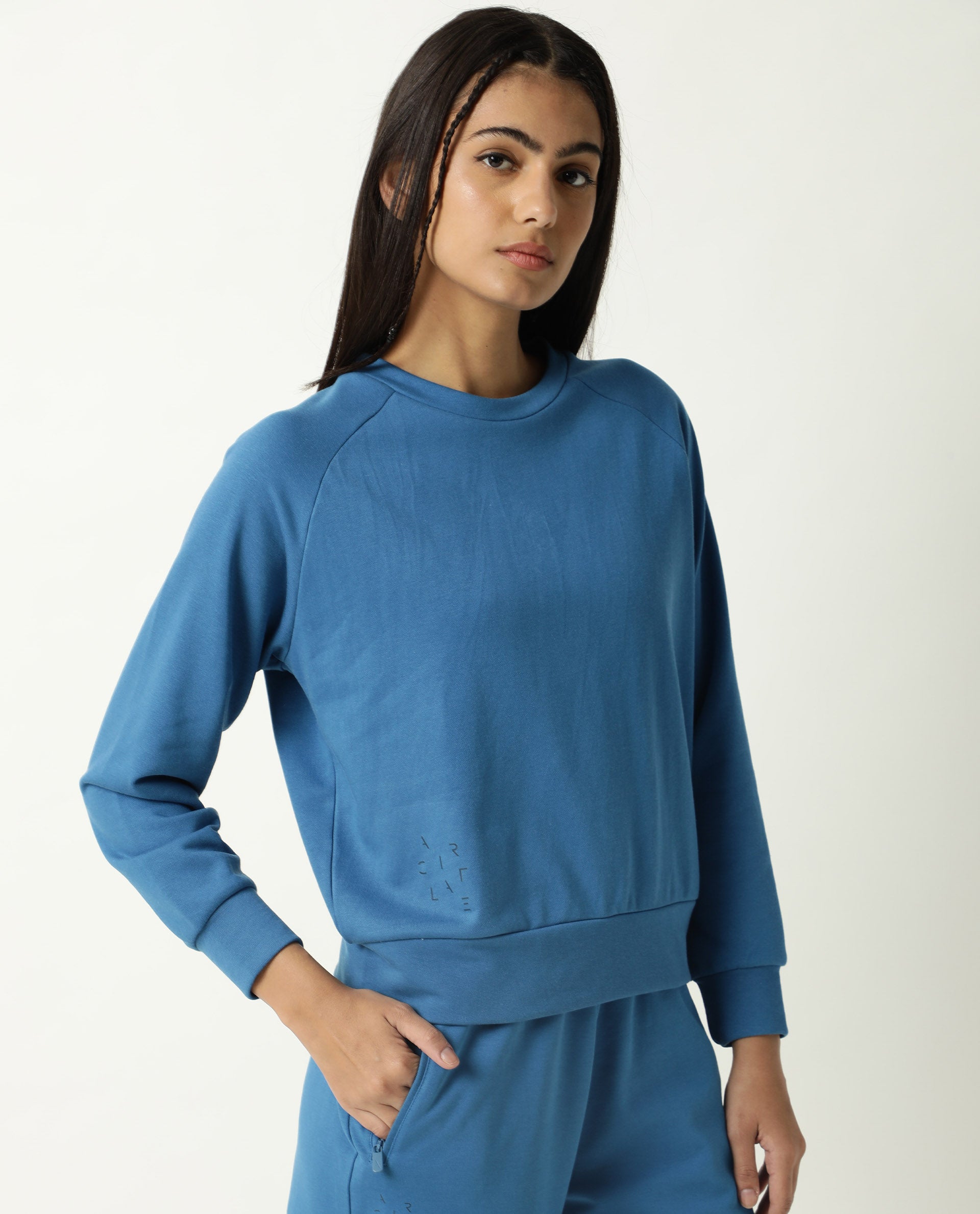 LANDS END SERIOUS Sweats Sweatshirt Womens Plus 1X Blue Green Colorblock  Beachy £20.12 - PicClick UK