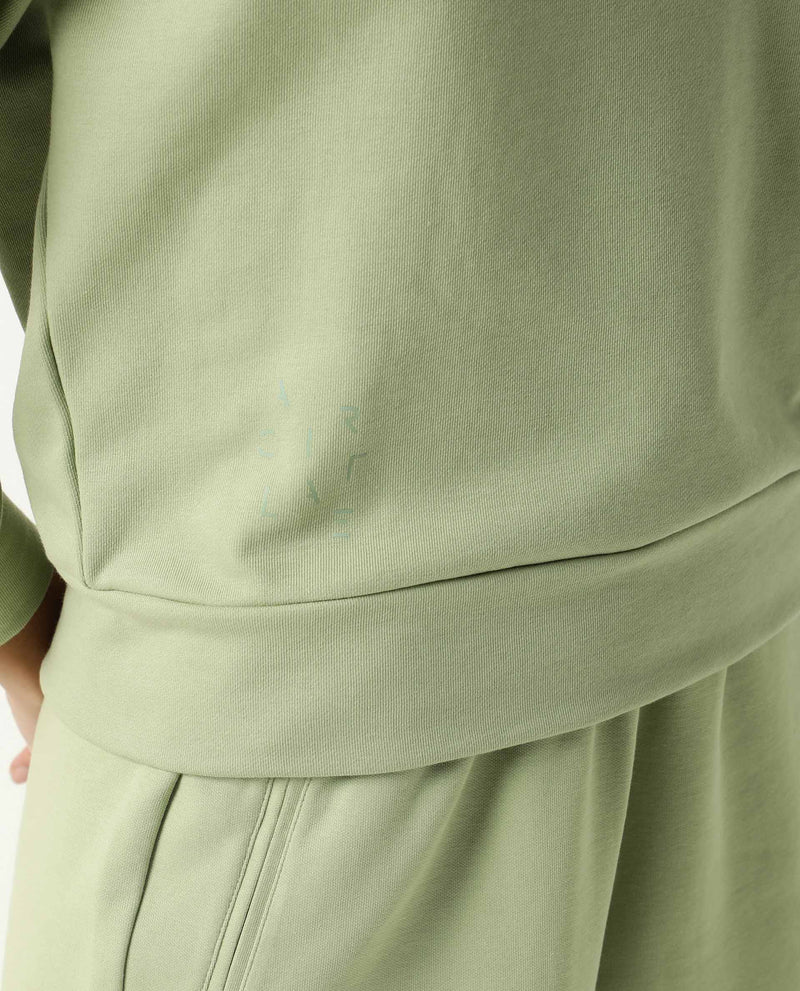 SWEATSHIRT CARDAMOM GREEN WOMEN