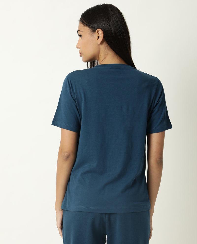 ARTICALE WOMEN'S V-NECK TEE OYSTER TEAL