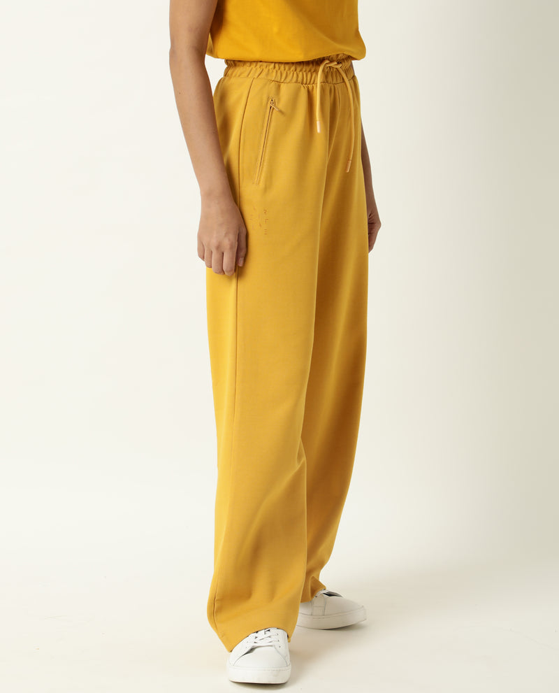 ARTICALE WOMEN'S TRACK PANT FLARED FRENCH MUSTARD